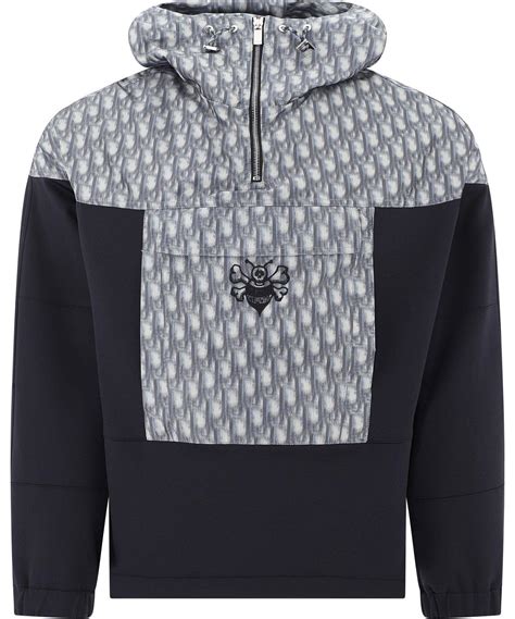 dior oblique hoodie grey